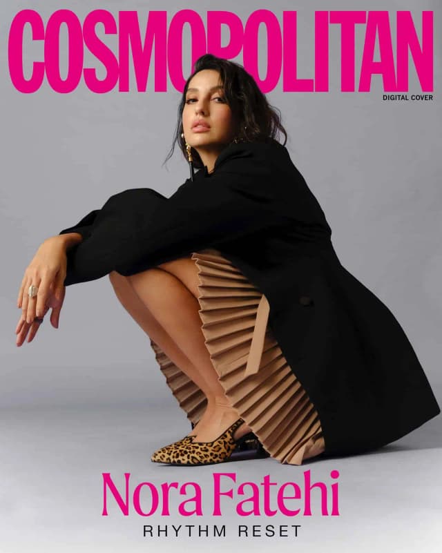 Nora Fatehi Turns Up the Heat on Cosmopolitan India Cover