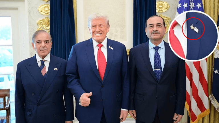 Shahbaz Sharif, Asim Munir meet US President: Why Donald Trump wore fighter jet lapel pin — Message for Pakistan or Turkey?