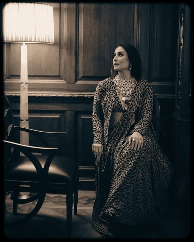 Kareena Stuns in Bold Sabyasachi Saree