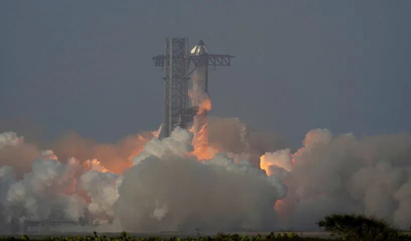 SpaceX Launches 11th Starship Mission, Aims for Indian Ocean Landing