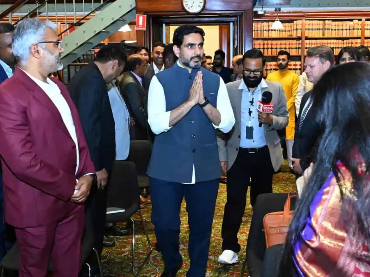 Nara Lokesh Conducts Roadshow in Australia, Promotes Investments in Andhra Pradesh