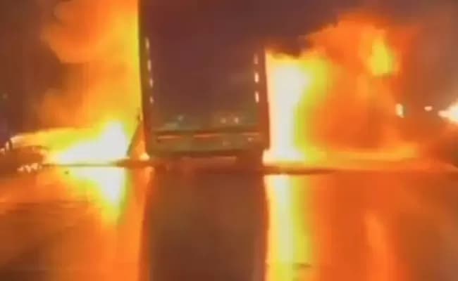 Tragic Bus Fire Near Kurnool: 12 Lives Lost, Several Injured After Collision in Heavy Rain