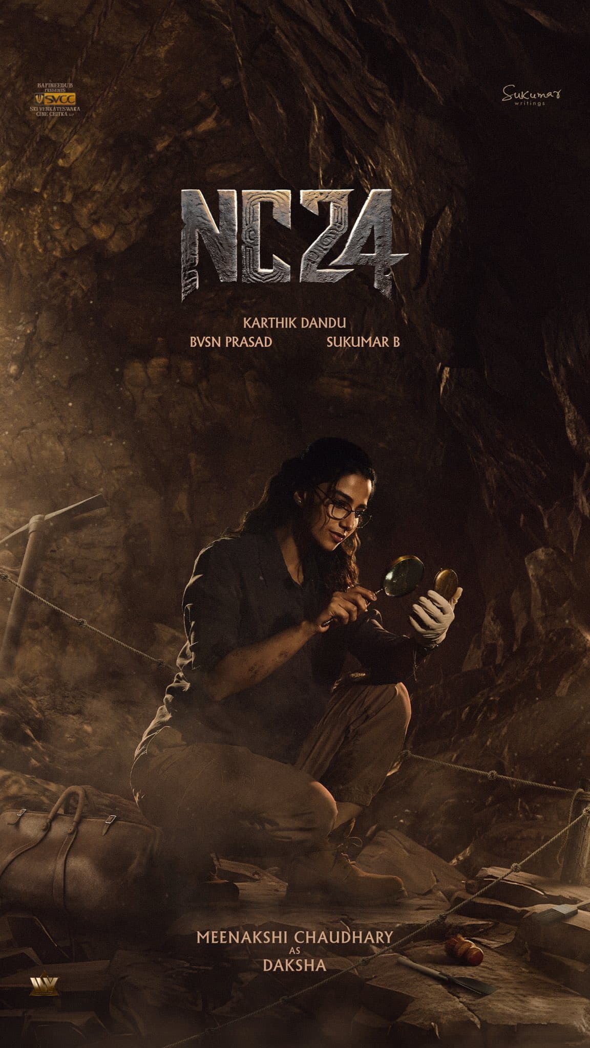 Meenakshi Chaudhary’s first look leaves fans curious- will NC24 redefine Telugu thrillers?
