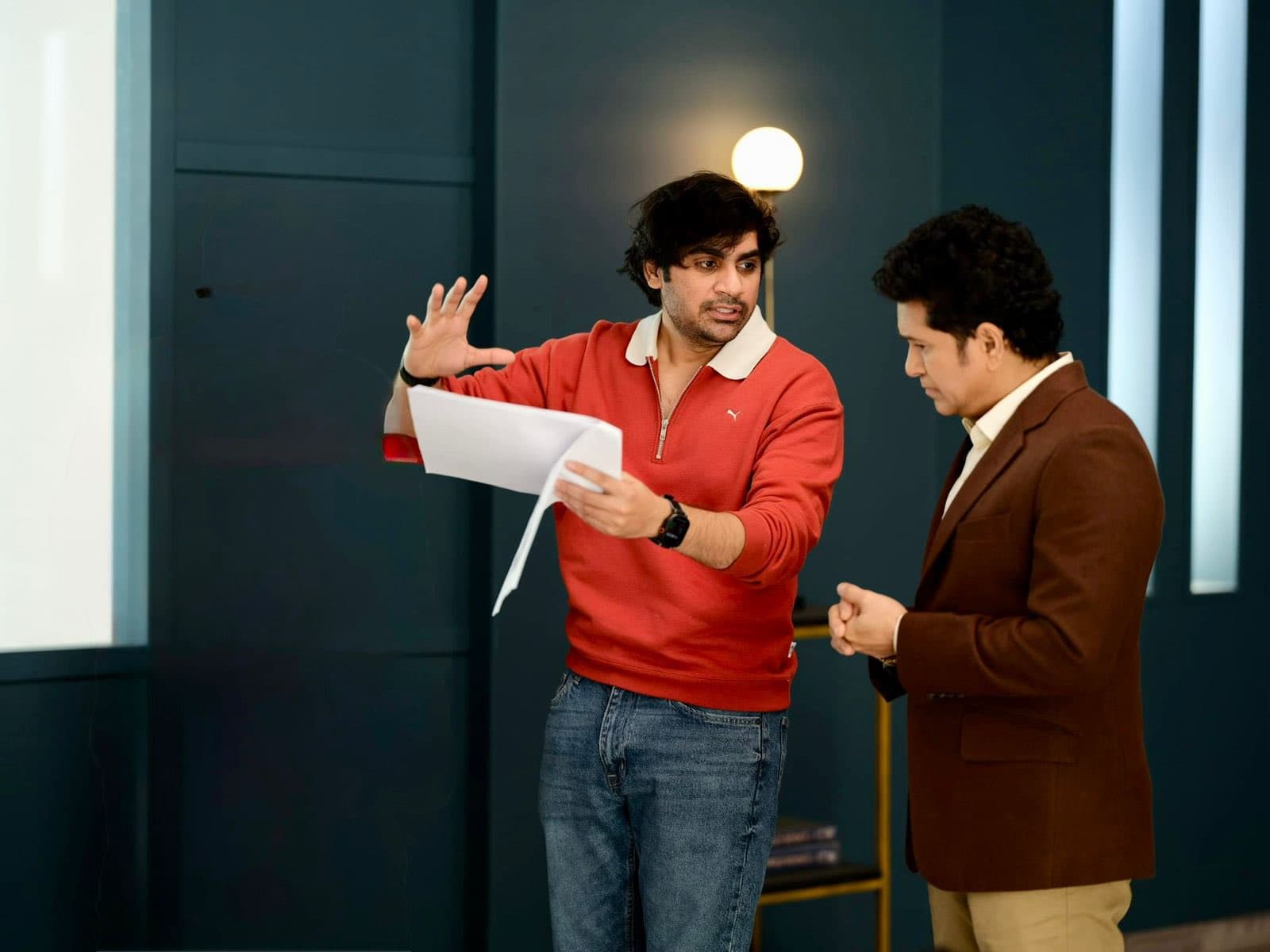 Cinema Meets Cricket - What Are Sujeeth and Sachin Working On?