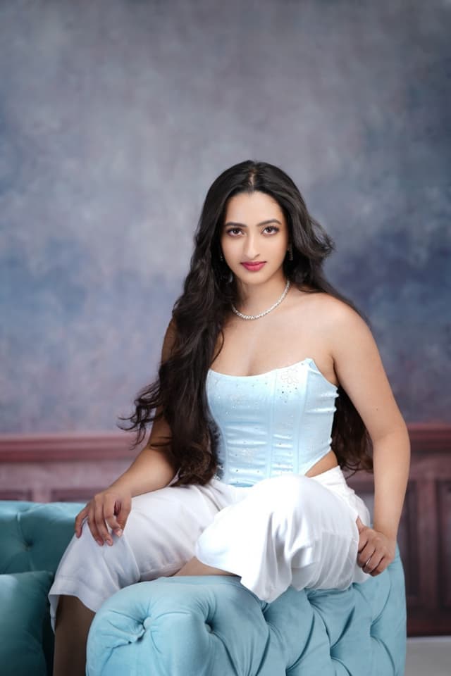 Jaanvi Gattamaneni Shines in Pink and Pastel Elegance