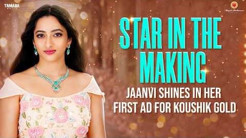 Jhanvi Ghattamaneni shines like a diamond in Kaushik's gold and diamonds