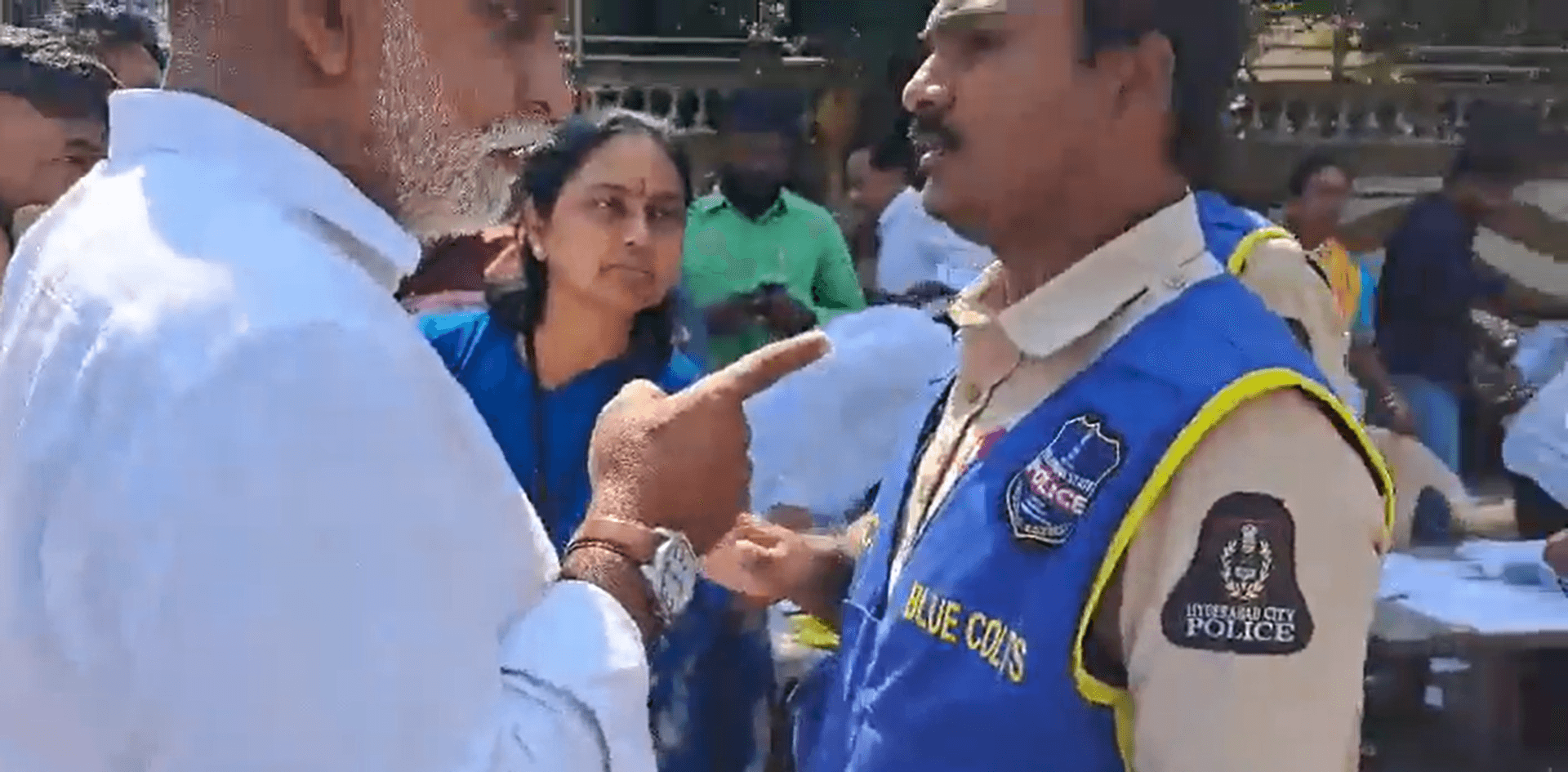 Tension Near Yousufguda as Maganti Sunitha Gopinath Protests Against Congress Workers’ Actions