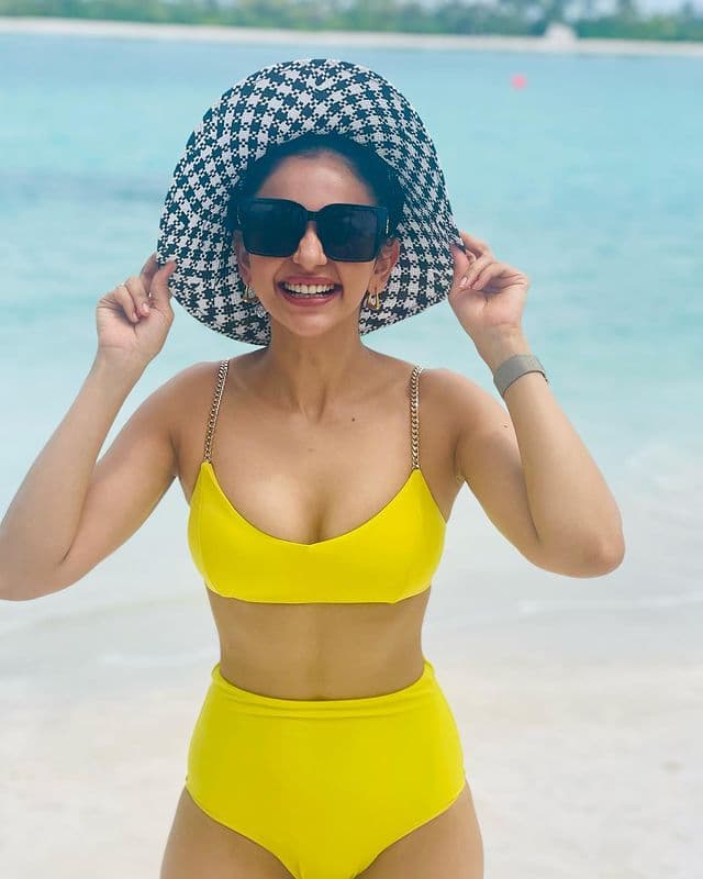 Rakul Preet in a Serene Seaside Mood.