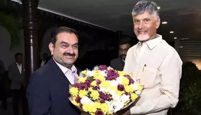 Gautam Adani met CM Chandrababu and Lokesh