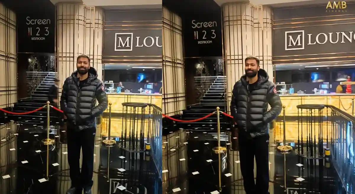 Hardik Pandya Spotted at AMB Mall – Fans Excited with Selfies