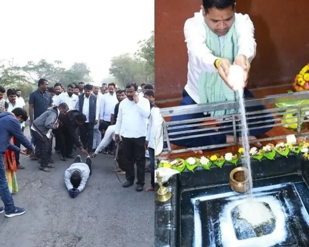 Commitment Kept: MLA Walks 3 KM in Full Prostrations