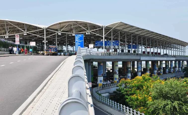 Bomb threats to three flights arriving at Shamshabad