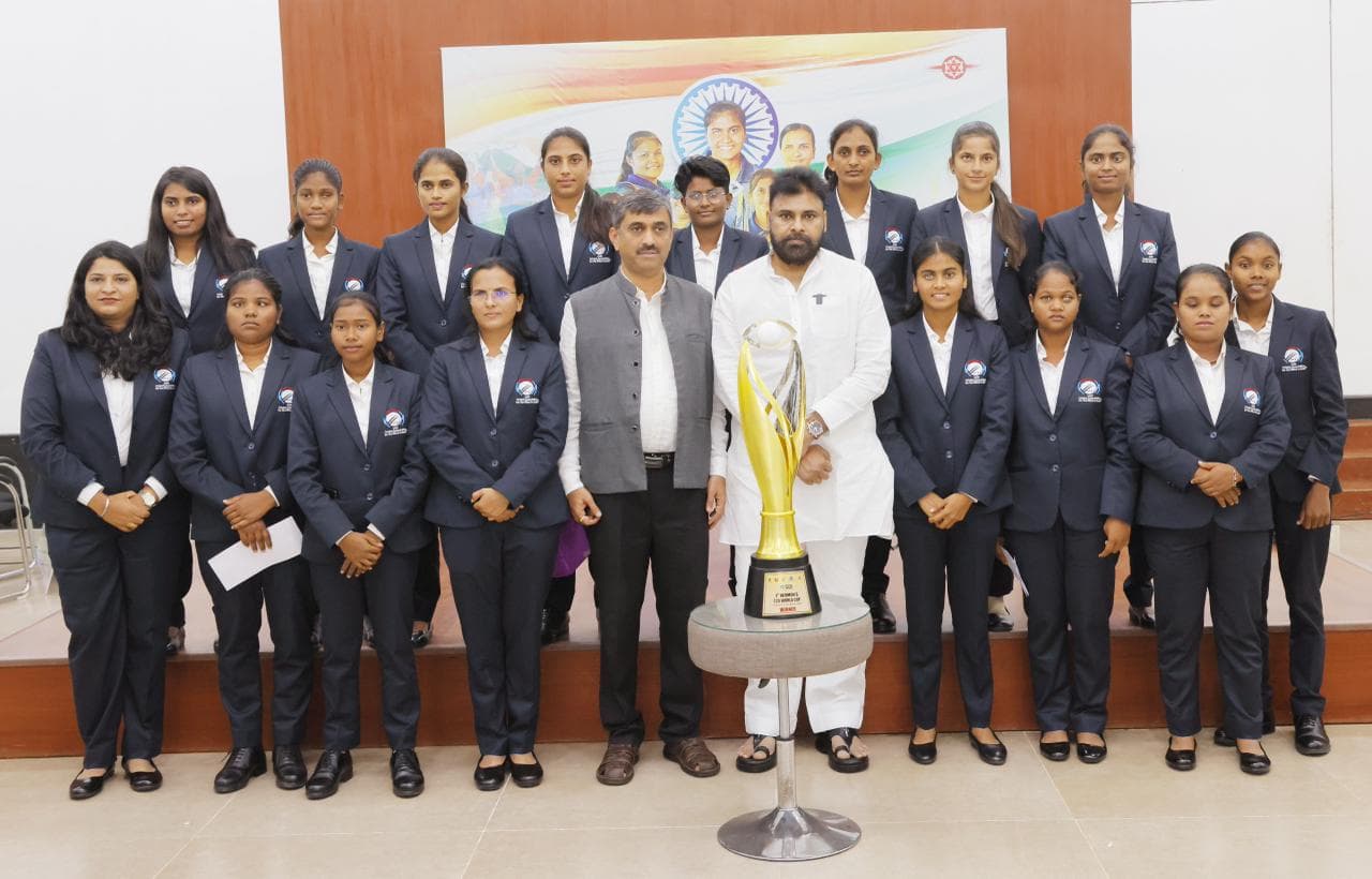 AP Deputy CM congratulates the Indian women’s blind cricket team for winning the World Cup!