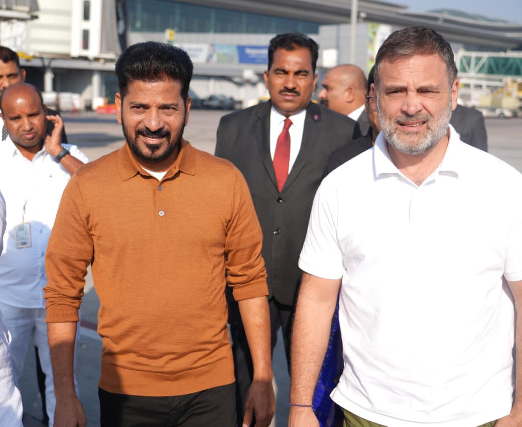 Chief Minister Revanth Reddy Leaves for Delhi with Rahul Gandhi