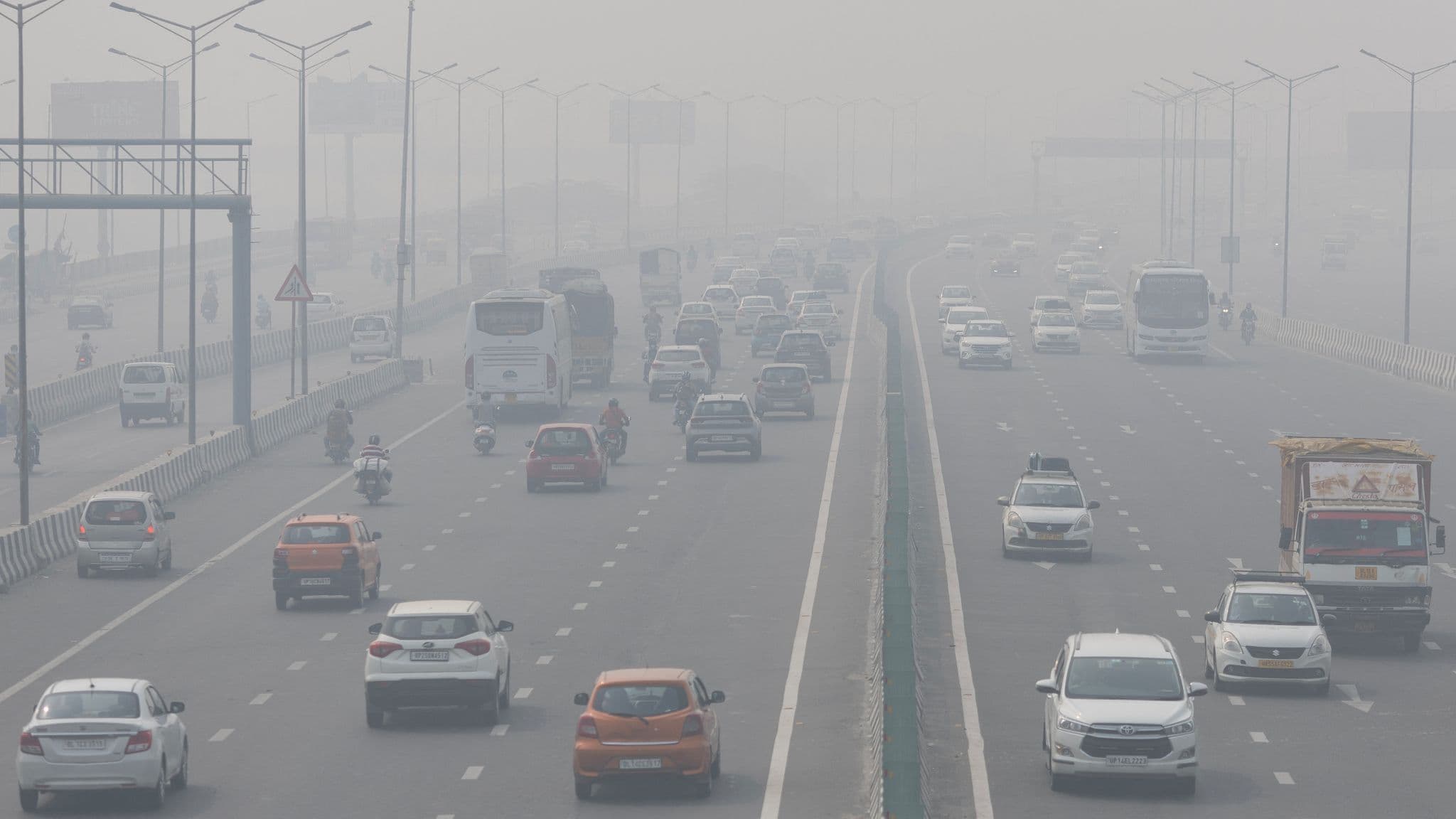 Due to the effects of pollution in Delhi, classes are being conducted in a hybrid mode.