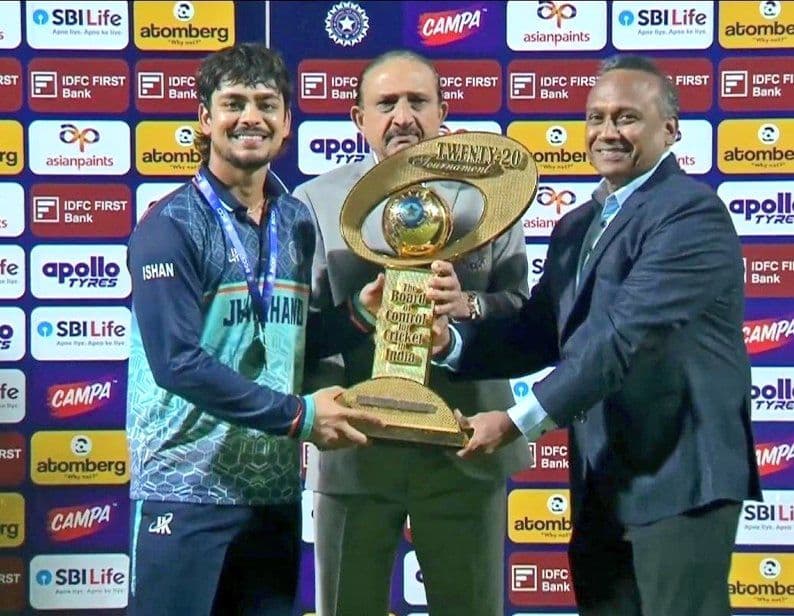 Jharkhand won the Syed Mushtaq Ali Trophy.