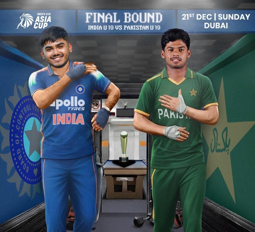 U19 Asia Cup Final: India vs Pakistan High-Voltage Clash