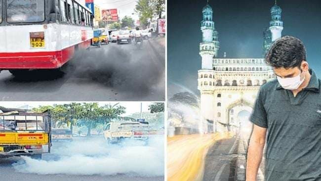 Hyderabad Air Pollution Hazardous