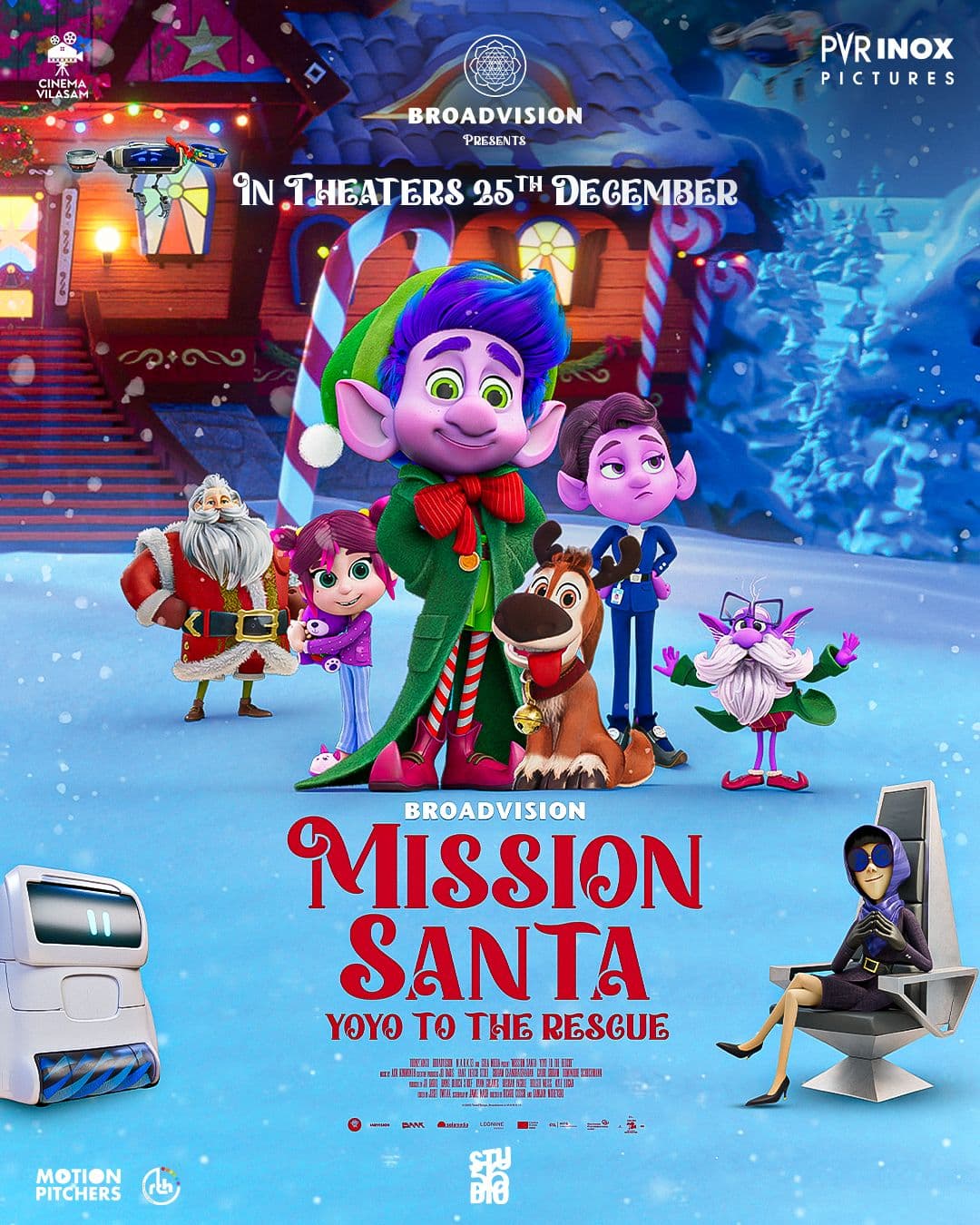 Mission Santa arrives in theatres as a Christmas treat!