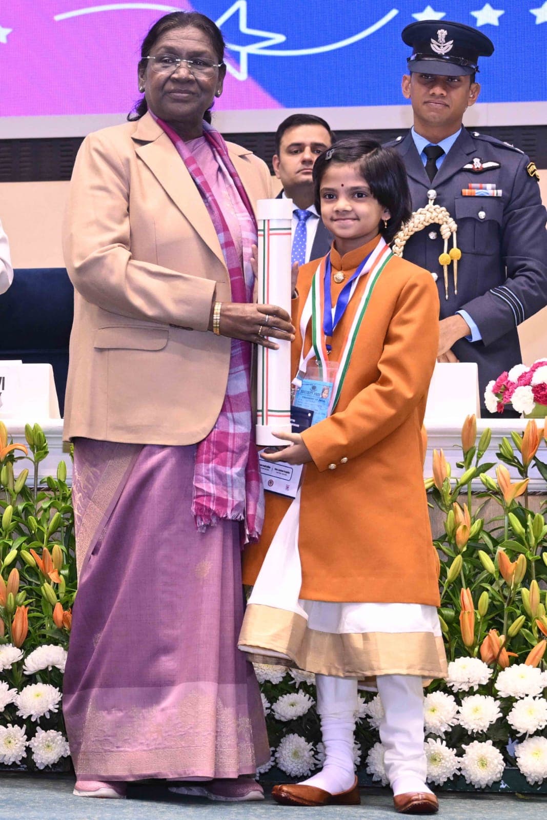 President Presents Rashtriya Bal Puraskar