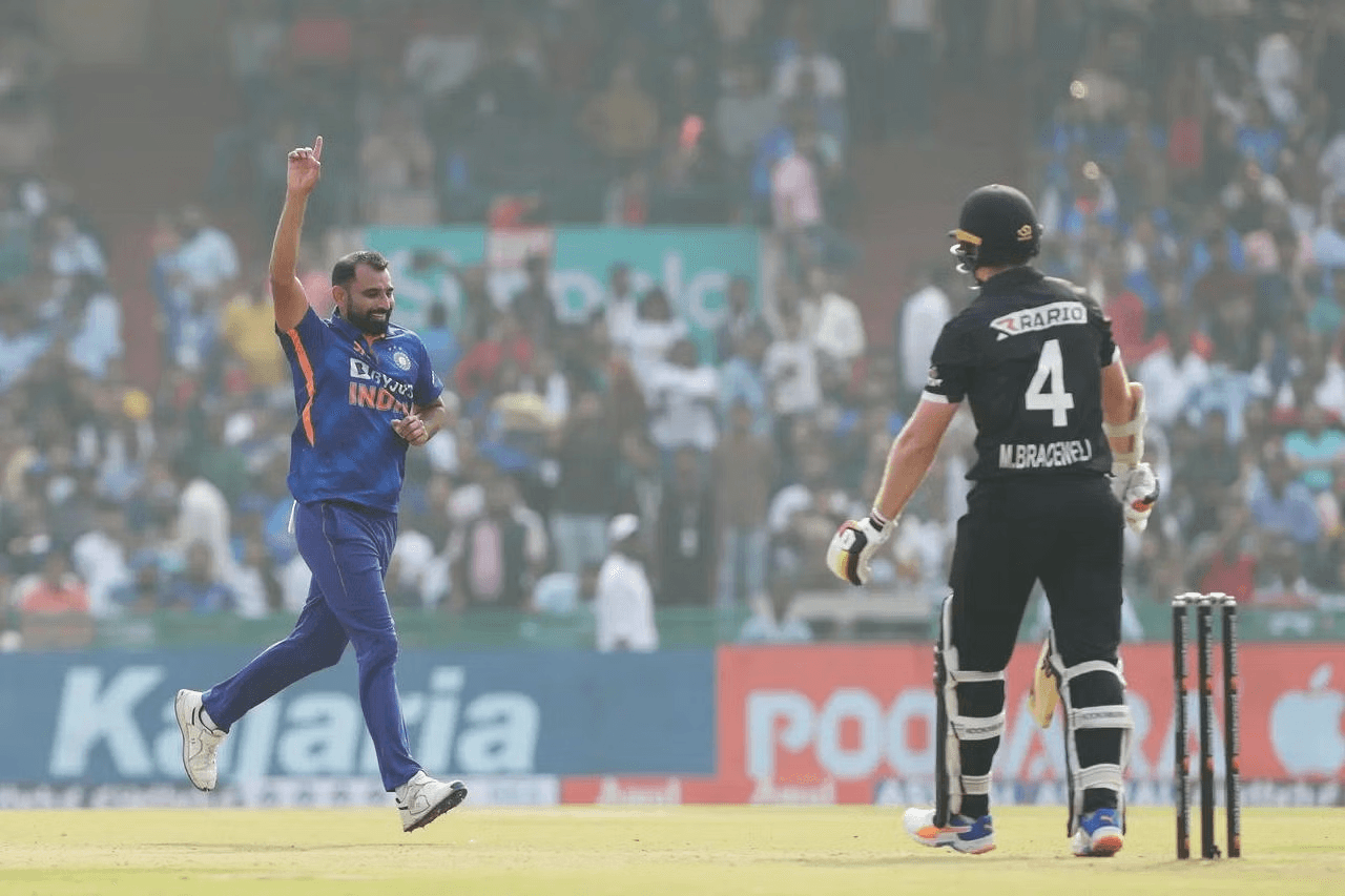 Mohammed Shami for the Kiwi Series