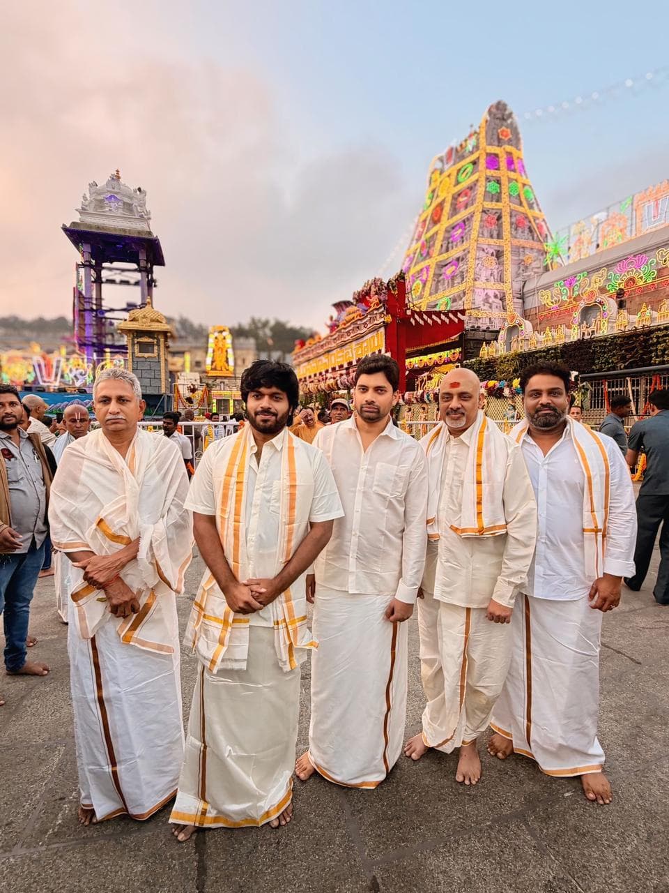 Mana Shankara Varaprasad Garu Movie Team Visits Tirumala