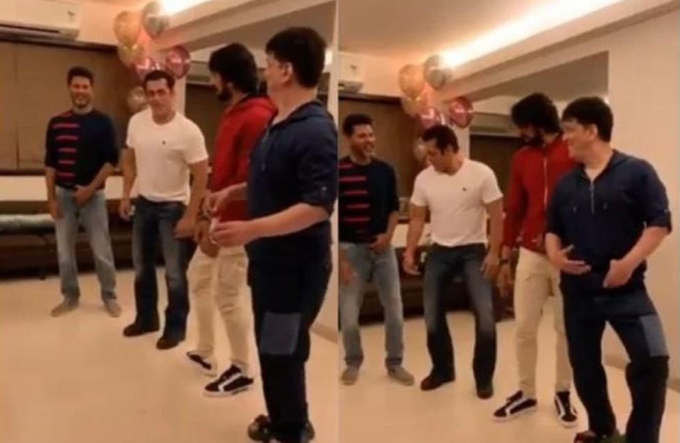 Salman Khan dances to the song “Urvashi Urvashi"!