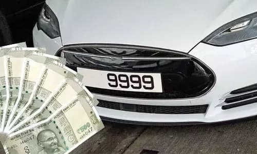 The Transport Department earned huge revenue through the auction of special number plates