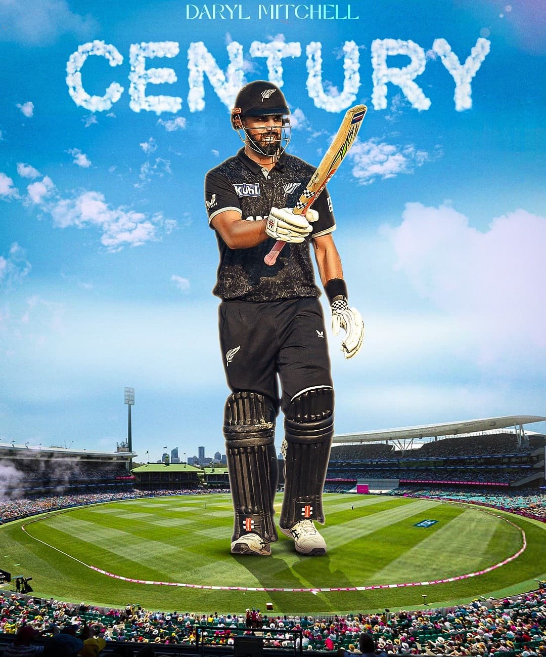 Daryl Mitchell’s Majestic Century Powers New Zealand!