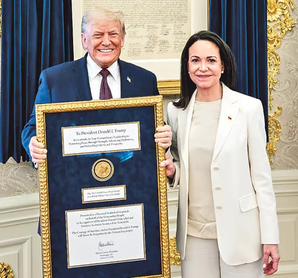 Controversy over the awarding of the Nobel Prize to Trump