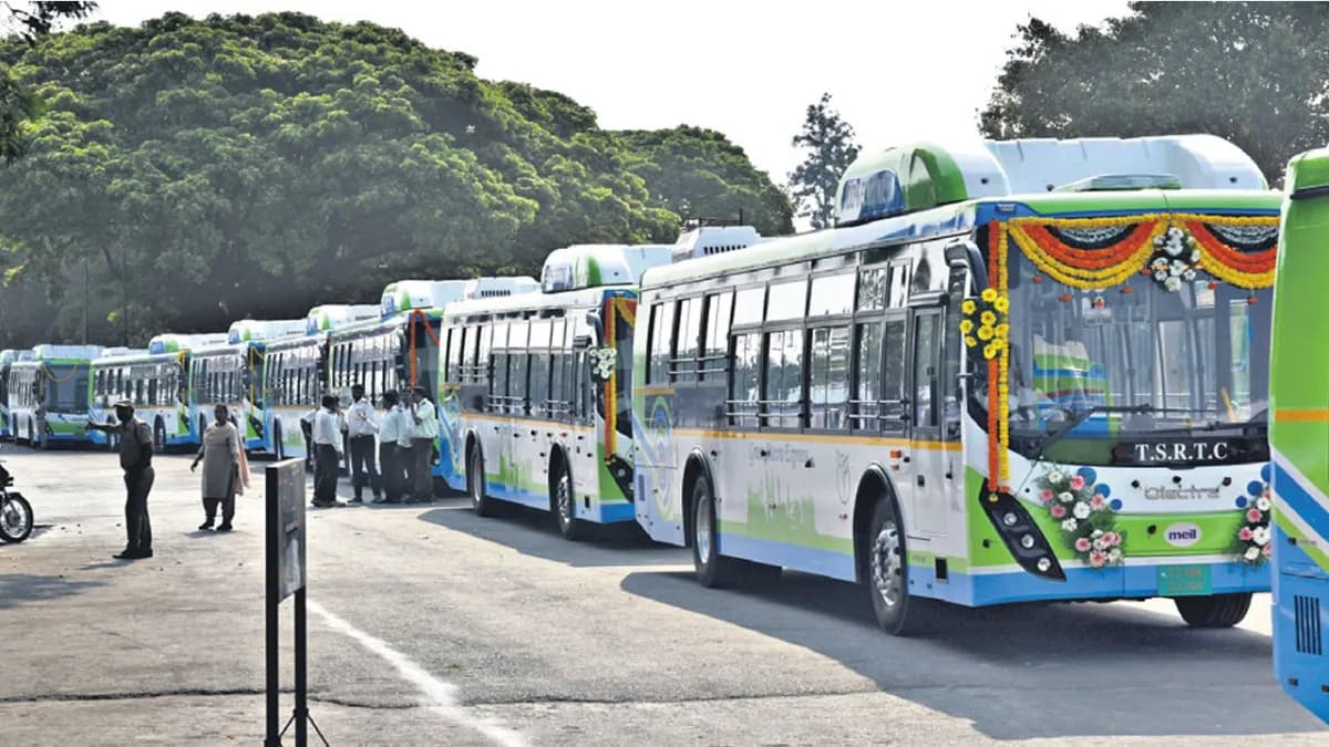 TGSRTC brings good news for passengers… A new era of transportation with 2,000 electric buses