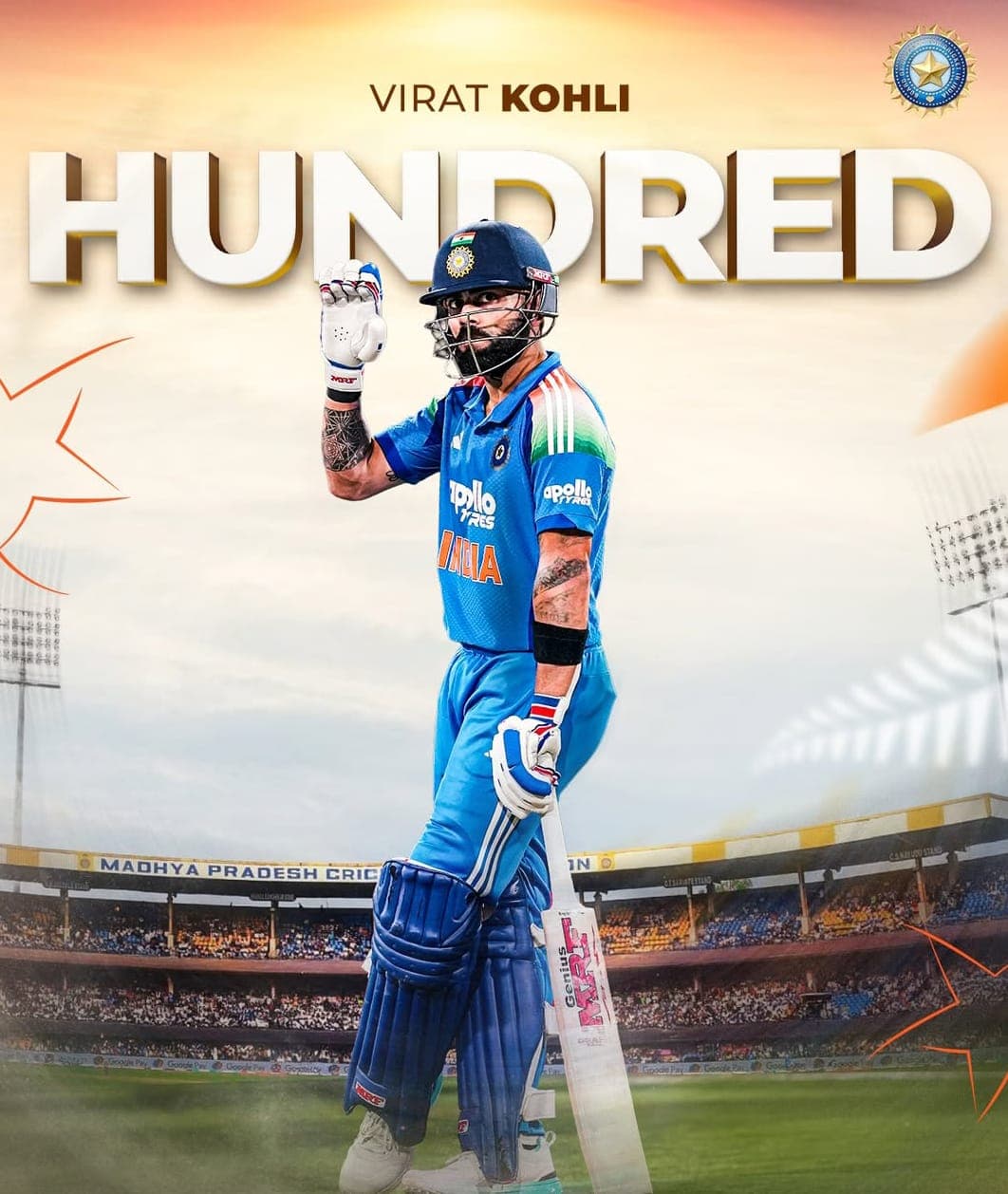 Kohli Records 85th International Century!