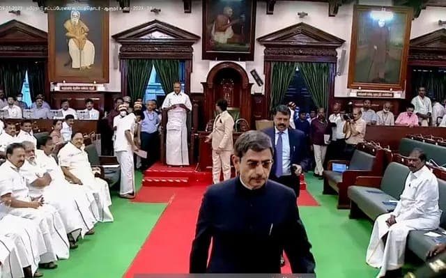 Tamil Nadu Governor Walks Out of Assembly