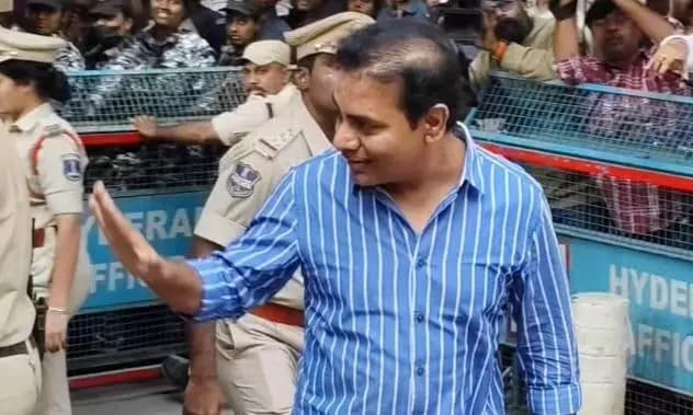 Did KTR question the SIT about the allegations of phone tapping of actresses?