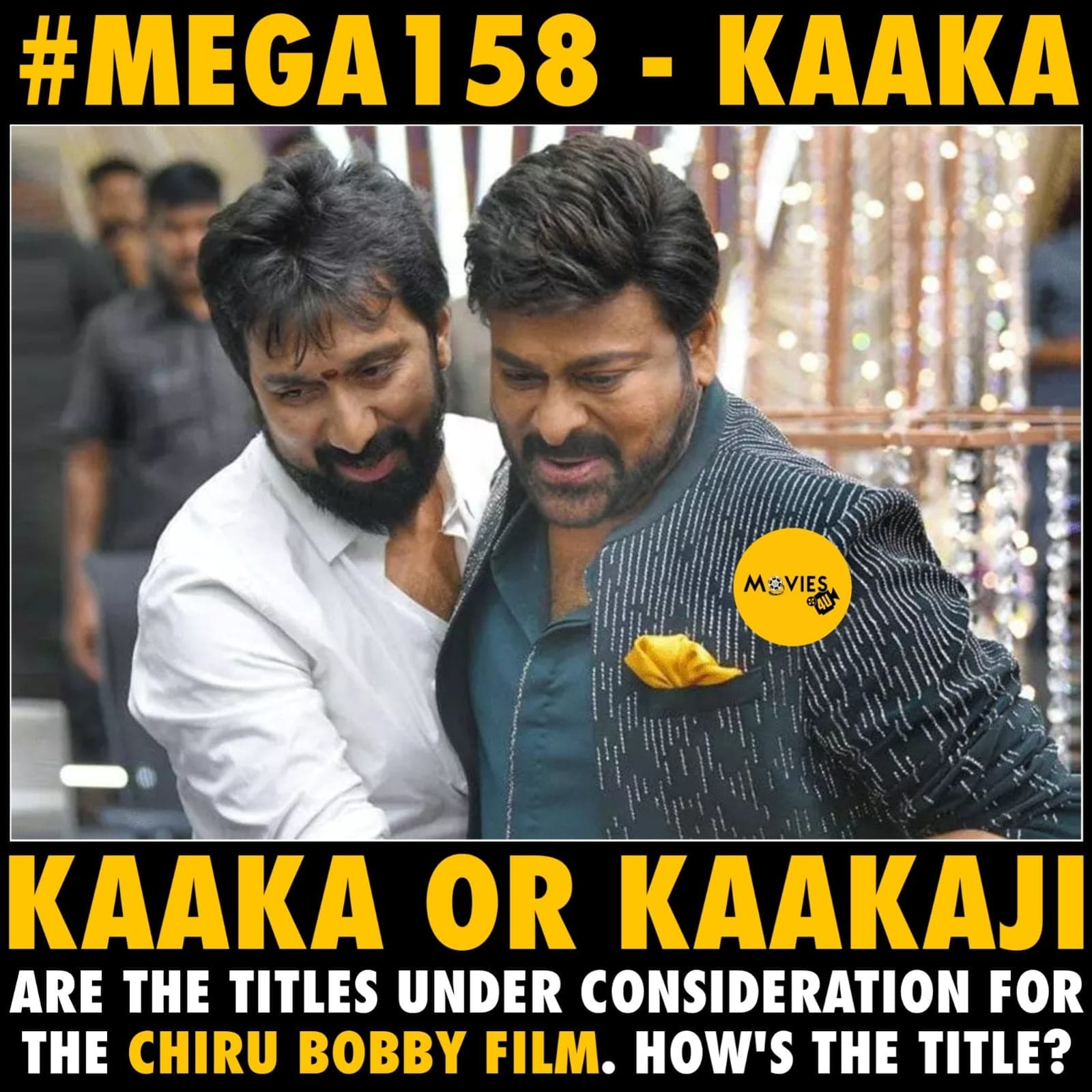 Megastar as Kaka.. Mass gangster drama directed by Bobby