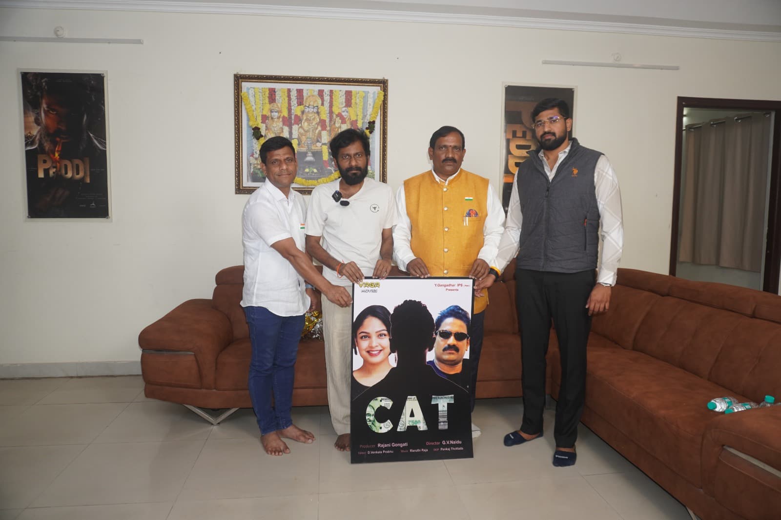 Peddi director Buchi Babu launches the first look of ‘CAT’