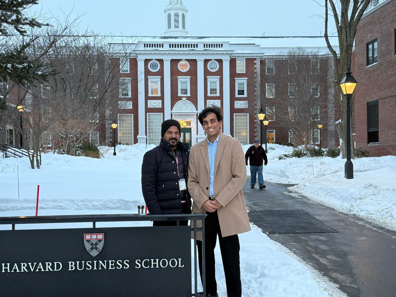 CM Revanth interacts with Harvard Business School students