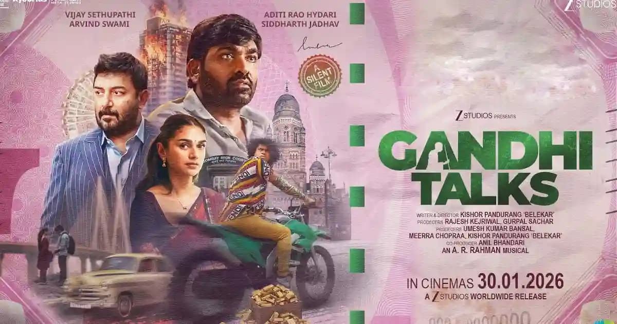 Gandhi Talks Movie Review: A Bold Silent Film Experiment Led by Vijay Sethupathi!
