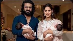 Joyful Moments at Chiranjeevi’s Home... Ram Charan and Upasana Blessed with Twins