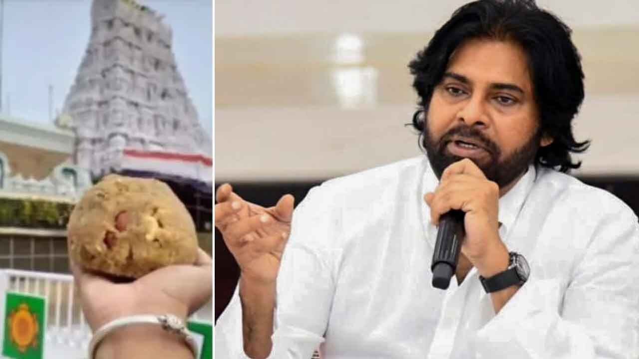 Report Finds Beef Fat, Pork Fat, Fish Oil in Laddu Ghee - Deputy CM Pawan Kalyan