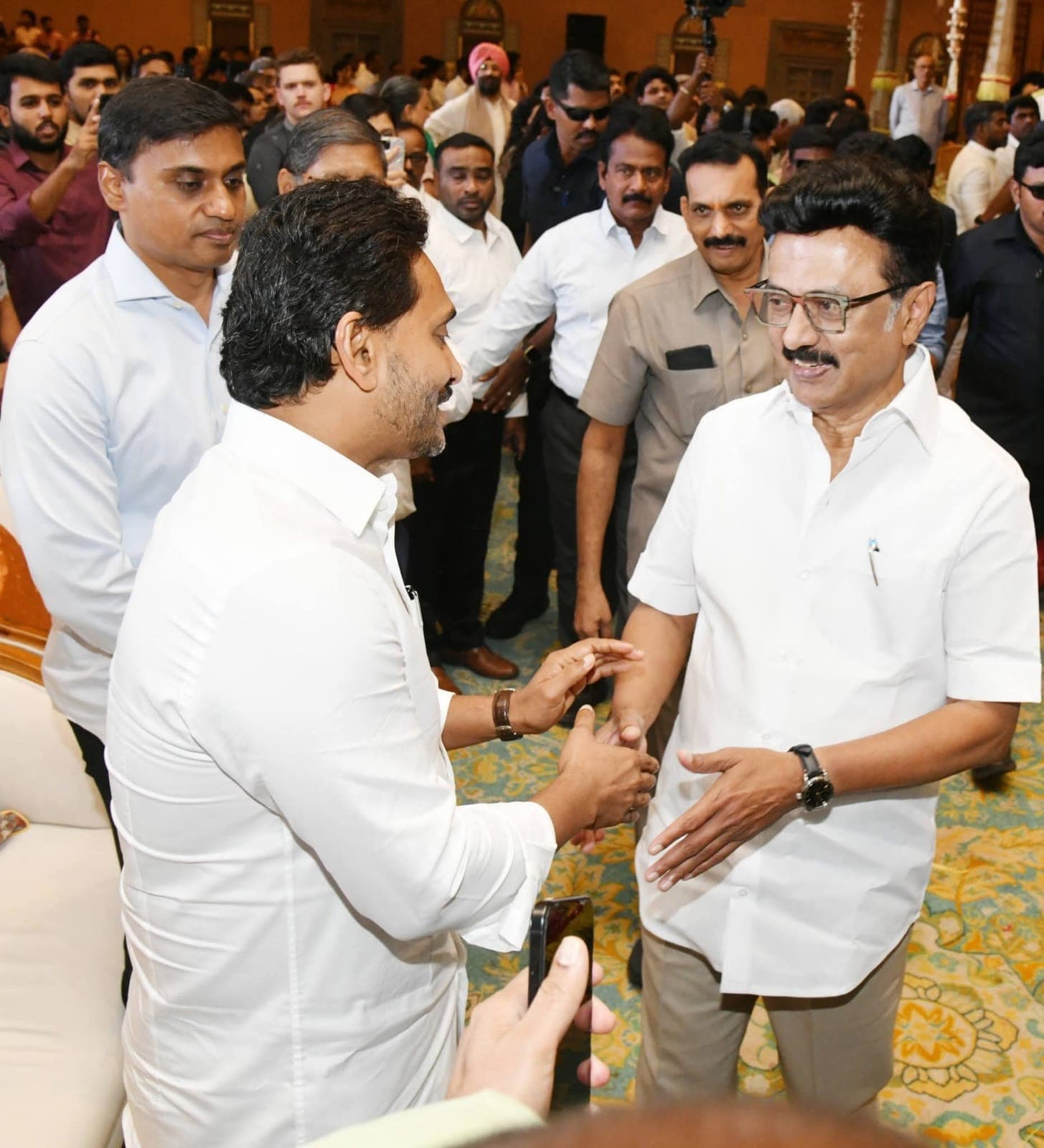 Prominent personalities grace YS family wedding ceremony in Chennai