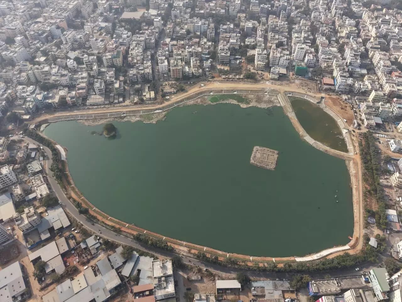 HYDRA Development Revives Nallacheruvu Lake in Kukatpally, Draws Huge Public Response