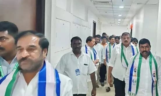 YSRCP Members Walk Out of AP Assembly