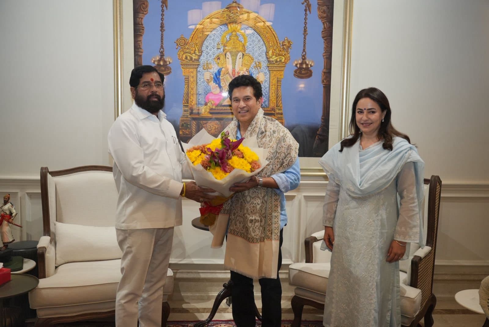 Sachin invited Shinde to his son’s wedding