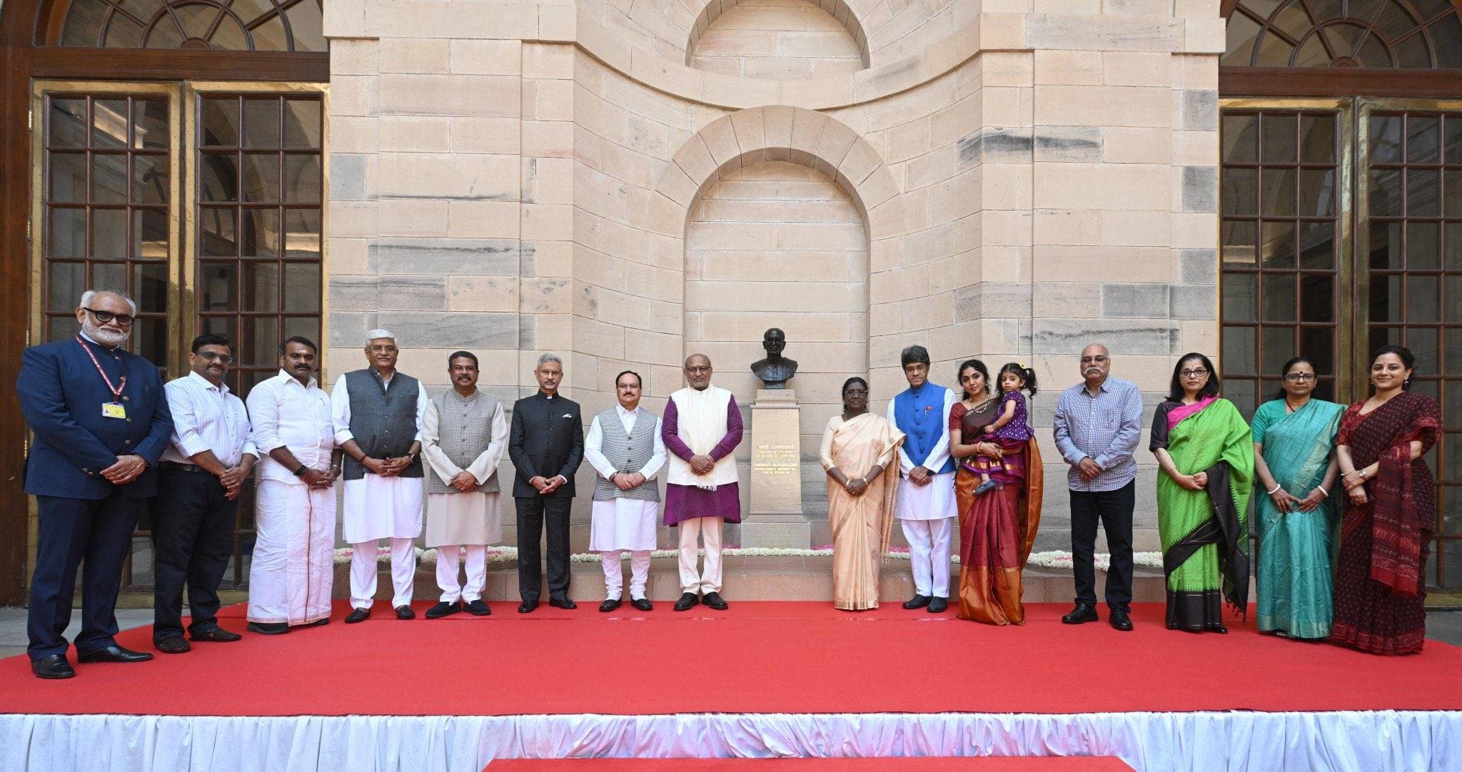 Statue of C. Rajagopalachari Unveiled at Rashtrapati Bhavan
