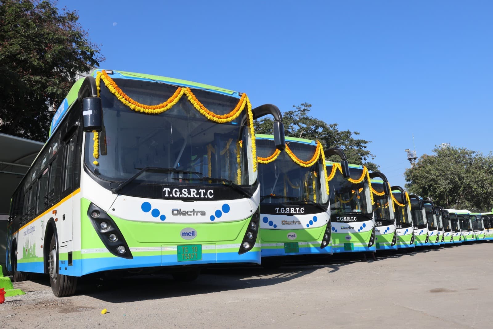 Olectra to Supply 1,085 Electric Buses to TSRTC