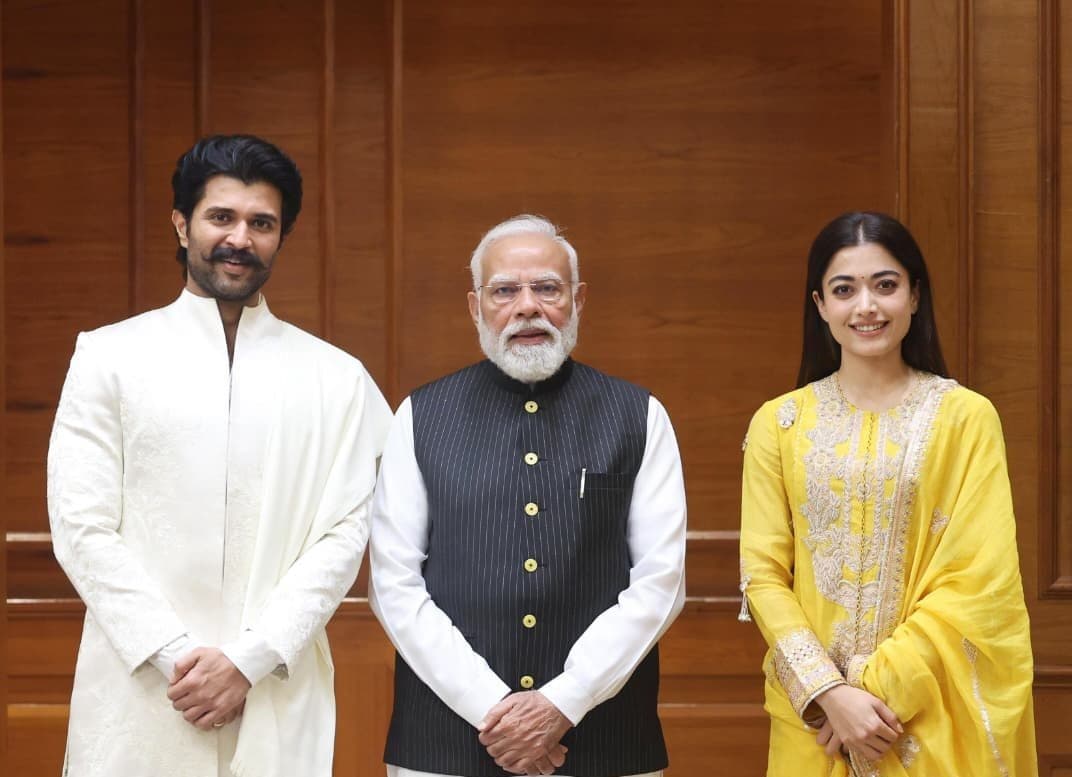 Attend our reception – Vijay, Rashmika invite the Prime Minister