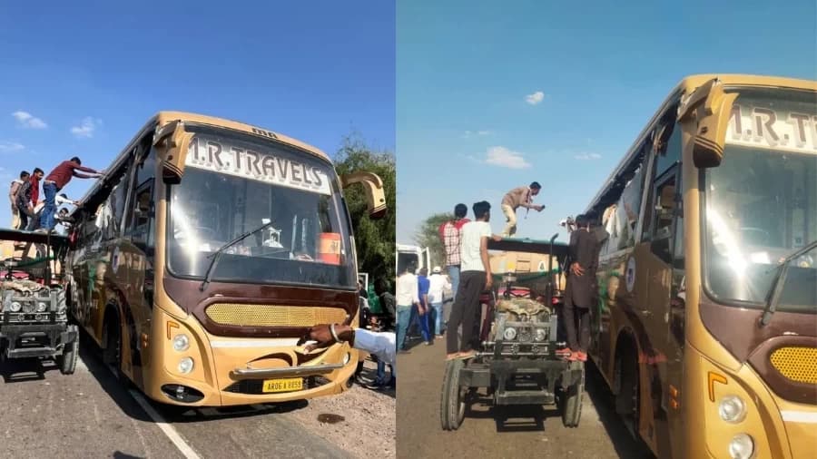 Bus Accident in Balotra, Rajasthan