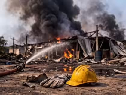 A huge explosion in a firecracker factory in Nagpur ... 15 people died