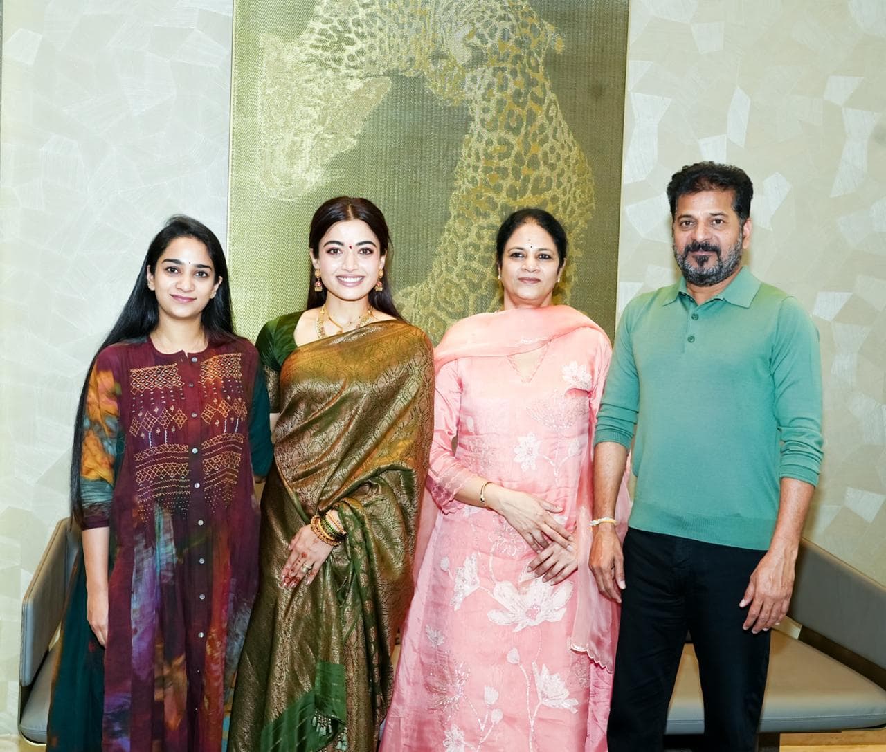 Rashmika Invites the CM to Attend Her Reception